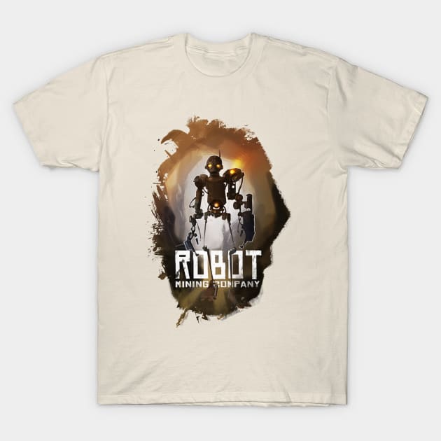 Robot Mining Co. T-Shirt by andybarry